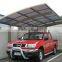 steel frame outdoor aluminum carport for car sun shelter and car wash sheter