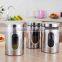 Custom Stainless Steel Tea Coffee Candy Storage Canister With Window