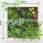SJLJ013343 plastic grass wall / fake green grass wall for garden home decoration