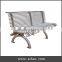 customized stainles steel outdoor bench