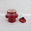 Antique Red and Black Fire Hydrant Themed Ceramic Cookie Jar for Kitchen Canisters