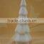 Decorative christmas ceramic with christmas tree shape for decoration