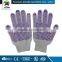 High Quality With Pvc Dotted Black Cotton Gloves