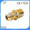 Brass pipe connector