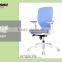 New high quality fabric office chair with castors, ergonomic swivel computer chair