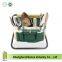 EU Market Cheap Durable Foldable Stool With Canvas Garden Tool Bag