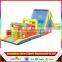 Popular amusing castle inflate combo,inflatable castle,bounce castle, giant Wet Dry Obstacle Course,