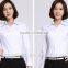 Long sleeve woman formal dress shirts cotton office lady dress blouse