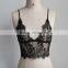 Wholesale Newly Design lingerie sexy woman Lace Bustier Top Racerback Bralette