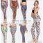 2015 OEM factory new arrival top fashion knit stretchy printing fashion leggings for women
