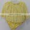 Baby Girls Cute Light Yellow Short Dress With Underwear for Summer