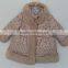 Winter Baby Girl Printed Fur Collar Over Coat