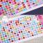 Colorful Love Heart Shape Self-adhesive Acrylic Rhinestone Sticker,Crystal Rhinestone Sticker