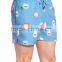 Customize Pattern And Color Cheeky Mouthful Print Bigmouth 100% Nylon Swim Trunks Quick Drying Split Leg Opening Swim Shorts