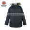 M1118 faux fur hooded mountain mens parka