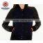 tweed baseball leather jacket for women
