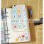 custom PVC pocket transparent internal insert pocket planner pouch