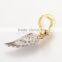 Best selling products brass wing shape necklace pendant