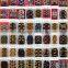 Simple Handmade Elastic Beaded Double Hair Comb Clips