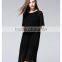 Latest dress designs photos round neck chiffon women dresses