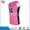 sublimation women basketball uniform/Hot sale polyester mesh sublimation printing basketball jersey