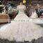 LS00258 V Back Short Sleeves Long Train Bulk Wedding Dresses Arabic Style for Black Women