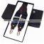 2017 Yiwu fashion brand high quality solid color adult men's 4 clips suspenders