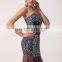 New Arrival Strapless Sexy See Through Long Skirt Sequin Prom Dress CL6026