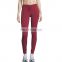 New design drawstring varsity skinny joggers outdoor running pants for women