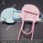 cute new silicone and metal couples bookmark custom decoration promotion gift