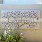 Laser cut decorative aluminum panels for walls
