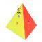 Hot  Sale Black Kylin Magic Cube Fluorescent Four color Stickerless Triangle Speed Cube 1554 Professional Puzzle Toys for Kids