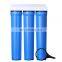 3 stage 20 inch water filter system water filter housing big blue single water filter cartridge housing