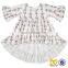 Newest Dream Catcher Ruffle Tunic New Fashion Summer Girls Tops Stylish Kids Clothes