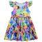 2020 Summer Girls Dress Print Cartoon Wholesale Children's Clothing