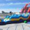 Weird Double Lane Water Slide Inflatable Dry Slide for sale