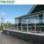 Stainless Steel Black Slotted Pipe Glass Railing Baluster Balcony Stainless Steel Glass Balustrade
