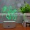 3D Creative acrylic board Led illusion night light for gifts table lamp