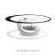 Tempered coffee table glass top Clear Floating glass table top