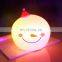 Portable cute sheep silicone led night light ,touch sensor beside table lamp for bedroom