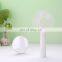 Plastic rechargeable abs usb battery air cooler fan for office
