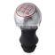 5 Speed Manual Gear Shift Knob Matte Silver Lever Shifter Gear Stick For Peugeot 106 206 306 406 107 207 307 407