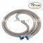 Soft silver water hose shower hose