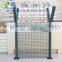 Security wire fencing panel clear view mesh clear vu type fence for military