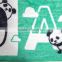 Panda green velour reactive printed pure cotton sport towel