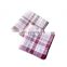 5Pcs/Lot Square Plaid Stripe Handkerchiefs Men Classic Vintage Pocket Cotton Handkerchief Towel For Wedding Party 38*38Cm Random