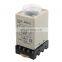 AH3-2 AC 220V 8 Pin DPDT 0-3 Hours 3H Power on Delay Timer Time Relay With Socket Base