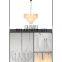 Glass Feather Plume Modern handmade Nordic bedroom Luxury  New Chandelier
