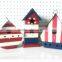 Christmas miniature metal hanger houses/decoration hanger