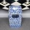 Hot sell blue and white garden ceramic stools seats